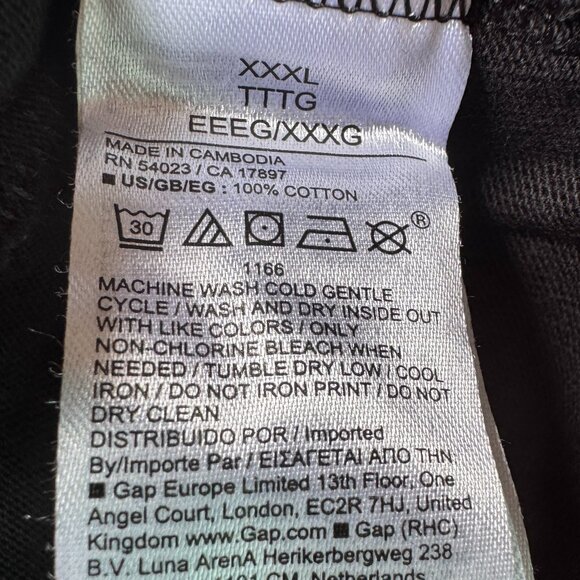 NWT GAP Star Wars Darth Maul Black Short Sleeve Cotton T-Shirt in Unisex 3X - Picture 11 of 11